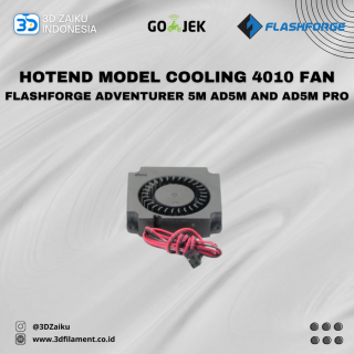 Original Flashforge Adventurer 5M AD5M and AD5M Pro Hotend 3D Printer Model Cooling 4010 Fan